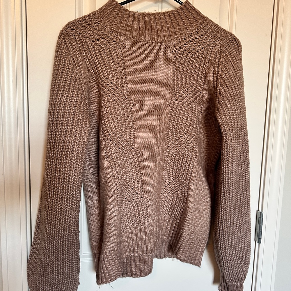 Women’s Loft Brown/Mauve Knit Sweater
